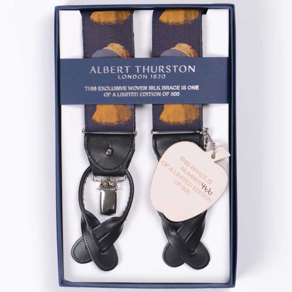 AT-2232 Albert Thurston Strapse Limited Edition 40 Mm Mädchen Mit Perlenohrring[Formelle Accessoires] ALBERT THURSTON