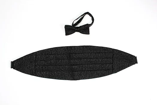 NCM-1 Nishijin- Textil-Kummerbund, Mesh Schwarz[Formelle Accessoires] Yamamoto(EXCY)