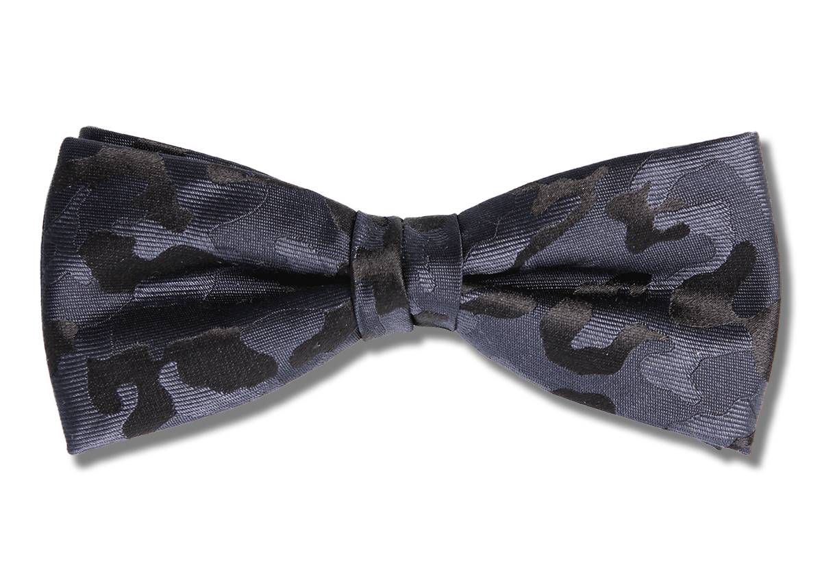 PBF-1 Marineblaue Camouflage-Fliege Aus Fünfeckigem Textil[Formelle Accessoires] Yamamoto(EXCY)