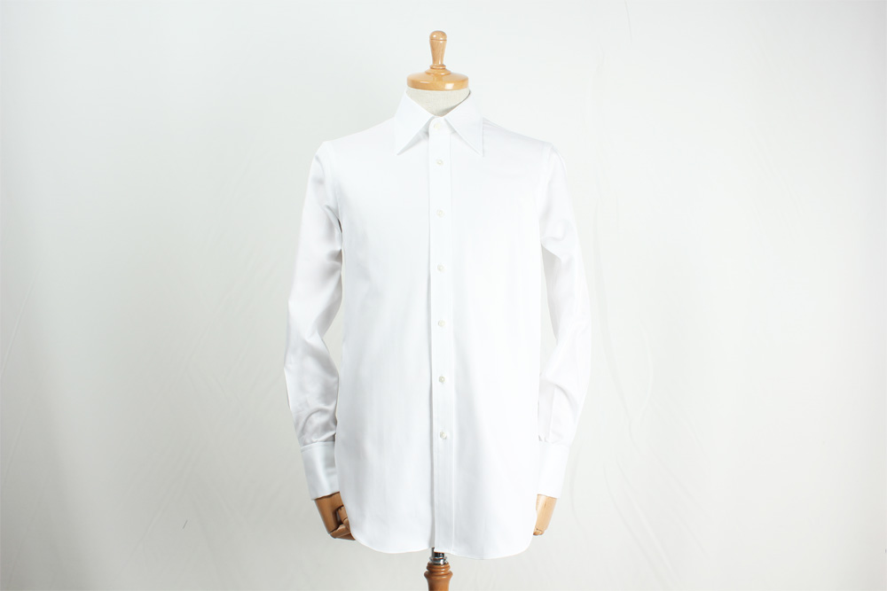 GXPSH2 THOMAS MASON Textile Used White Twill Regular Color Hemd[Bekleidungsprodukte] Yamamoto(EXCY)
