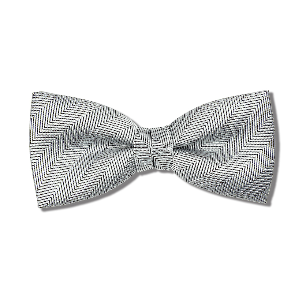 VBF-47 VANNERS Silk Bow Tie Herringbone Silver[Formelle Accessoires] Yamamoto(EXCY)