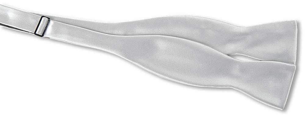 MT-501 Hochwertiges Material Schal Label Seidenstoff Handknoten Fliege Silber[Formelle Accessoires] Yamamoto(EXCY)