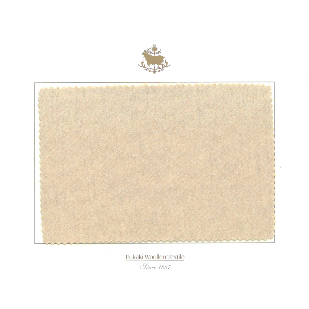 5654 Fukaki Wolle Made In Japan Super Luxus Mantel Material Steinbock Textil FUKAKI