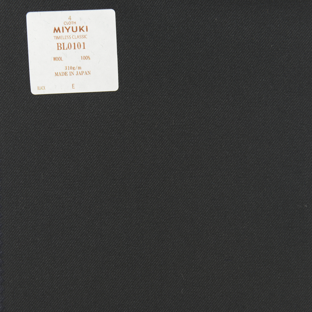 BL0101 Zeitlos Klassisch Klassisch Einfarbig Schwarz[Textil] Miyuki-Keori (Miyuki)