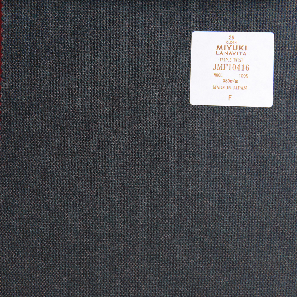 JMF10416 Lana Vita Collection Tweed Spun Plain Charcoal Heaven Grey[Textil] Miyuki-Keori (Miyuki)