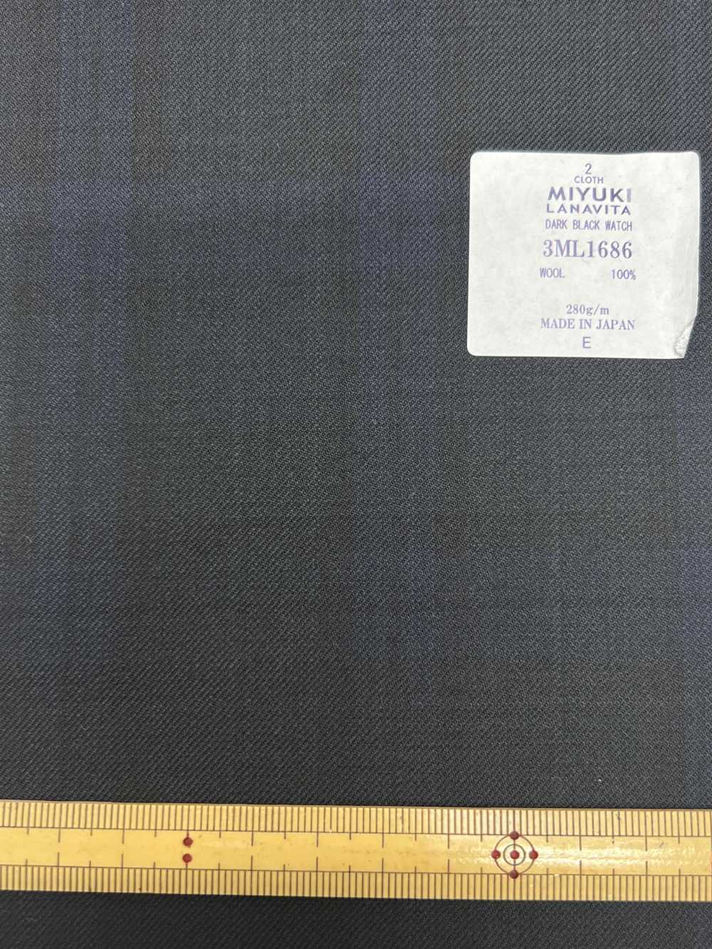 3ML1686 MIYUKI CREATIVE LANAVITA DARK BLACK UHR Navy[Textil] Miyuki-Keori (Miyuki)