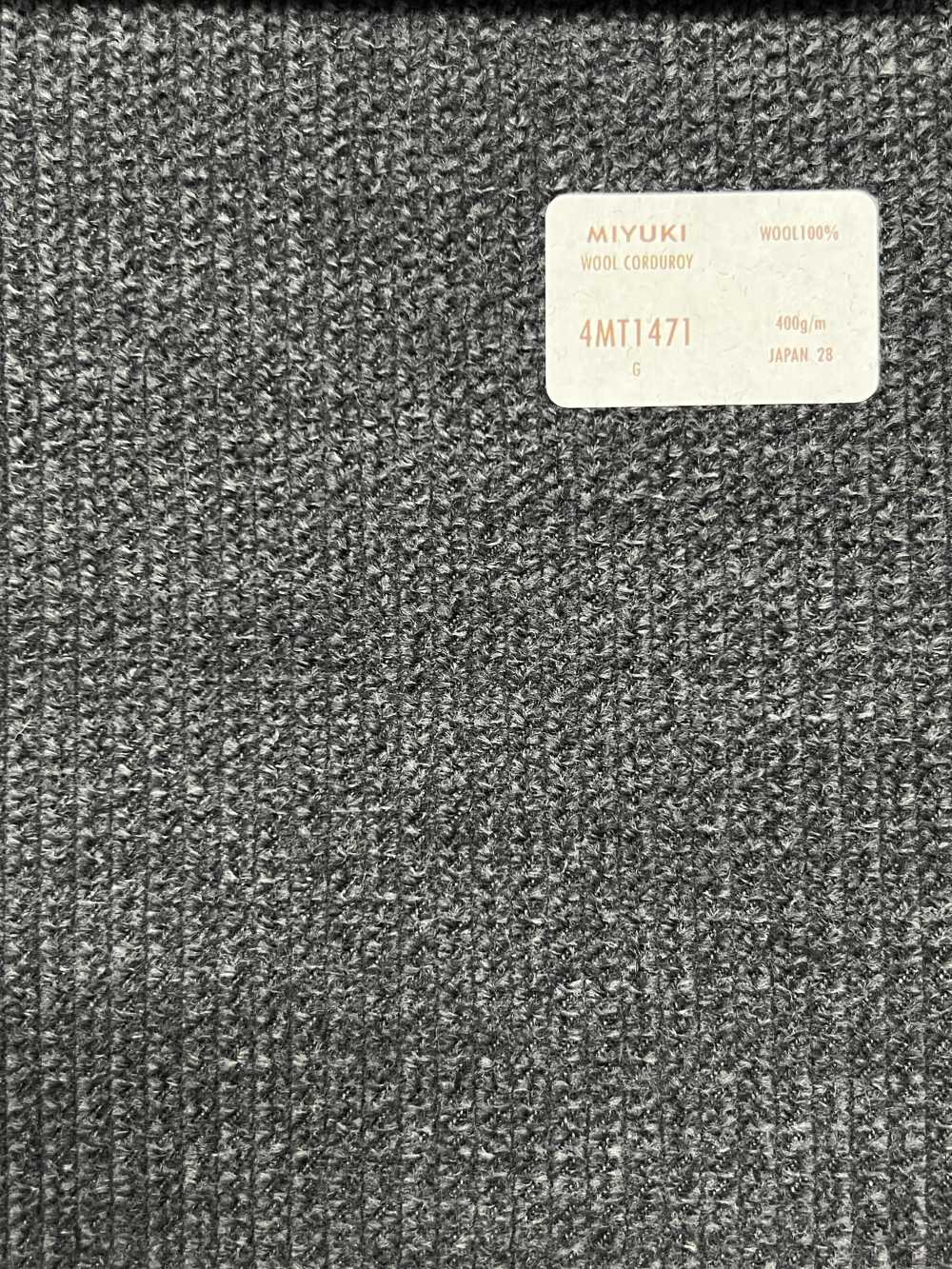4MT1471 COMFORT LINE AIRFLY WOLLCORD Anthrazit Himmelgrau[Textil] Miyuki-Keori (Miyuki)