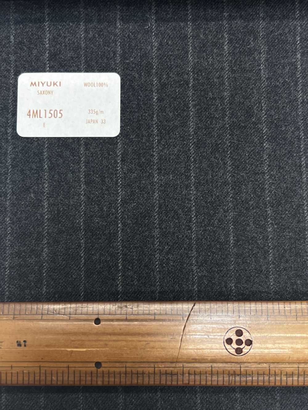 4ML1505 COMFORT LINE LANAVITA SAXONY Charcoal Heaven Grey Stripe[Textil] Miyuki-Keori (Miyuki)
