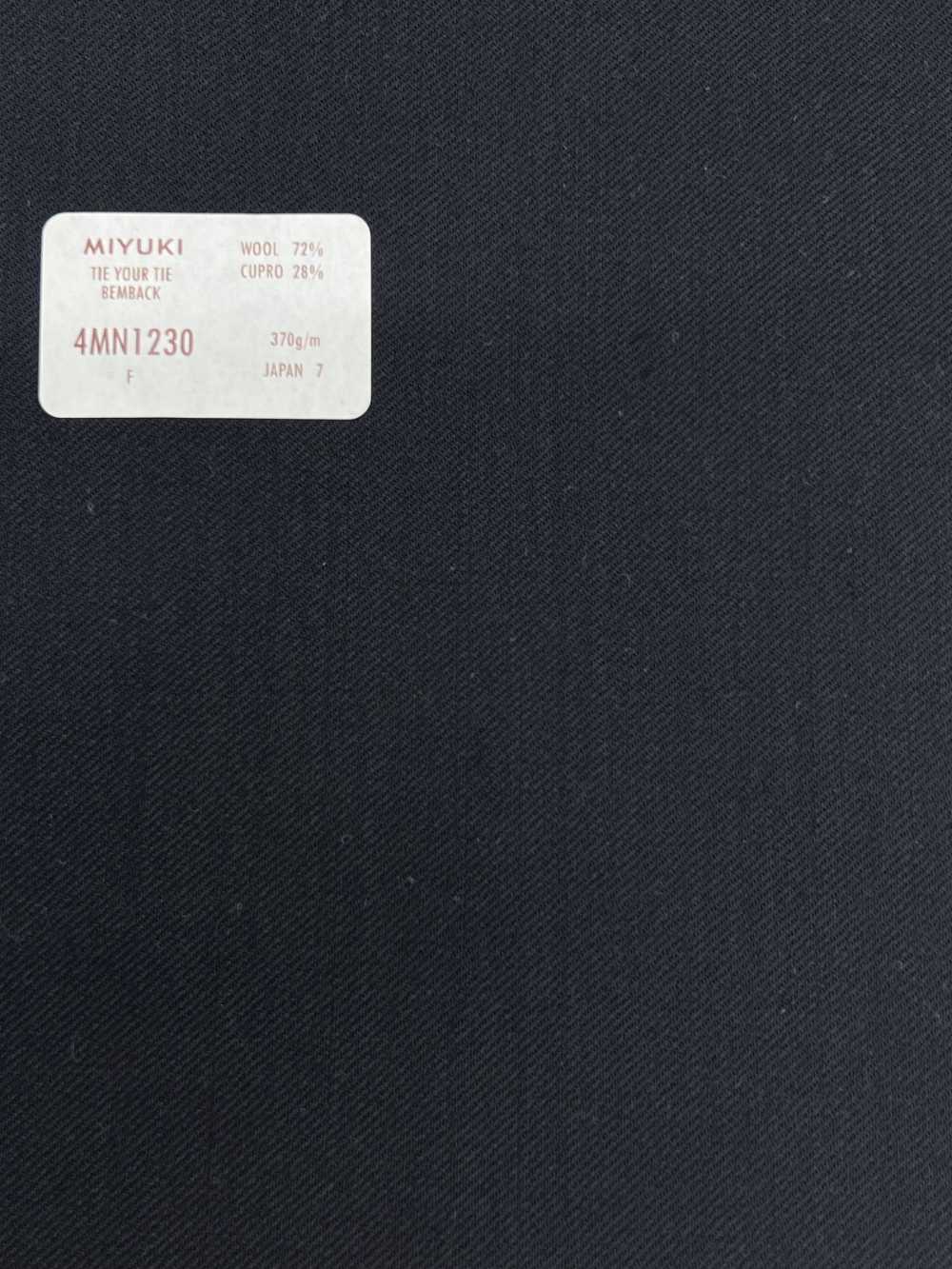 4MN1230 CREATIVE LINE TIE YOUR TIE BEMBACK Navy[Textil] Miyuki-Keori (Miyuki)