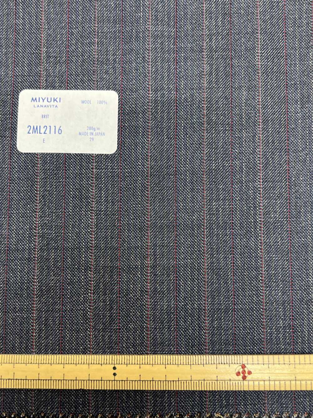 2ML2116 BRIT Mittelblauer Streifen[Textil] Miyuki-Keori (Miyuki)
