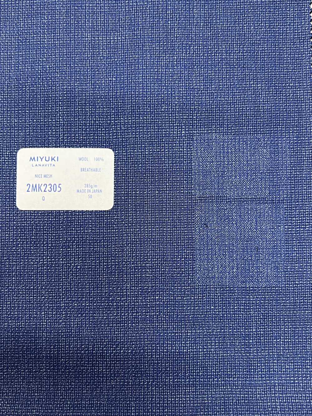 2MK2305 Atmungsaktives Mittelblau Ohne Muster[Textil] Miyuki-Keori (Miyuki)