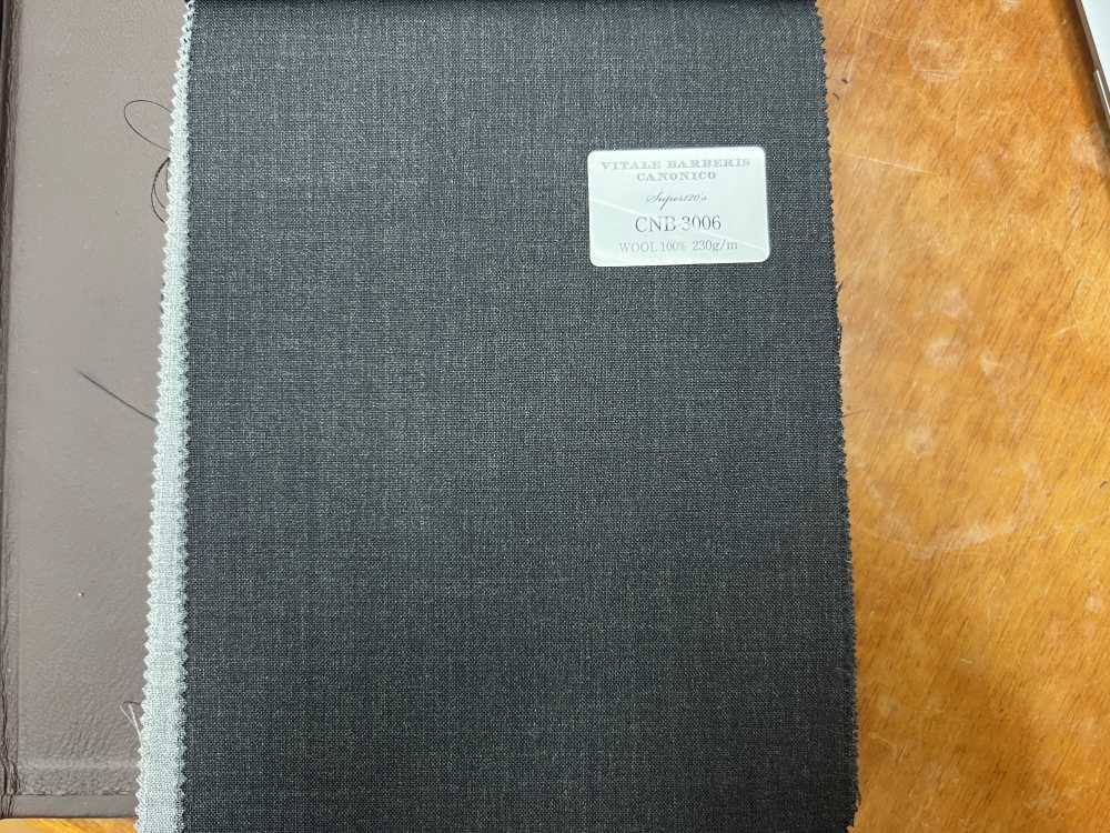 CNB3006 CANONICOs Standard-Super120-Zoll-Faden, Dunkelgrau, Ohne Muster[Textil] CANONICO