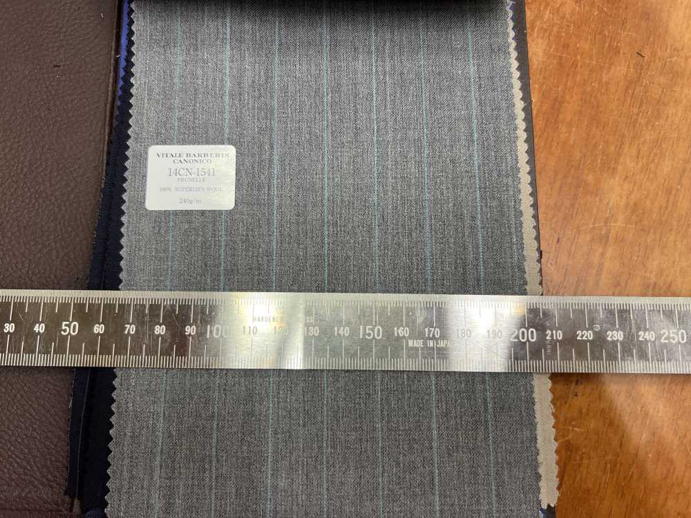 14CN-1541 CANONICO PRUNELLE GRAU STREIFEN[Textil] CANONICO