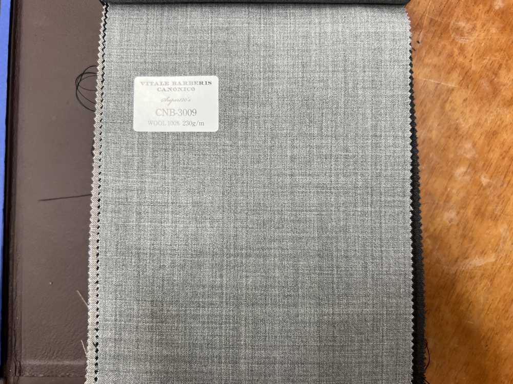 CNB3009 CANONICOs Standard Super120‘ Einzelfaden, Hellgrau, Ohne Muster[Textil] CANONICO