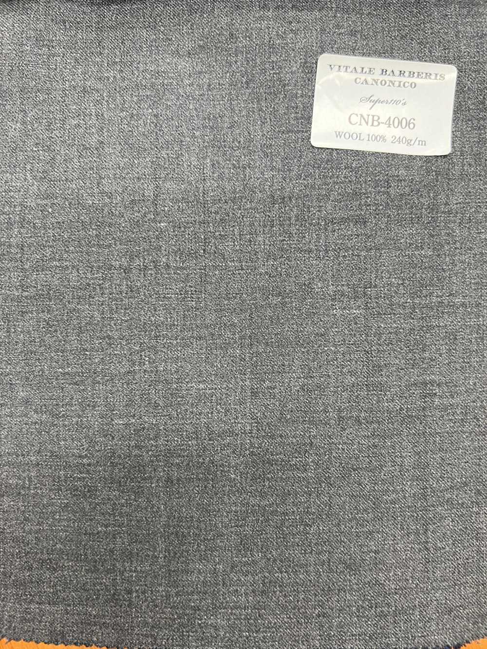 CNB4006 CANONICOs Standard Super110‘ Einzelfaden Ohne Muster, Grau[Textil] CANONICO