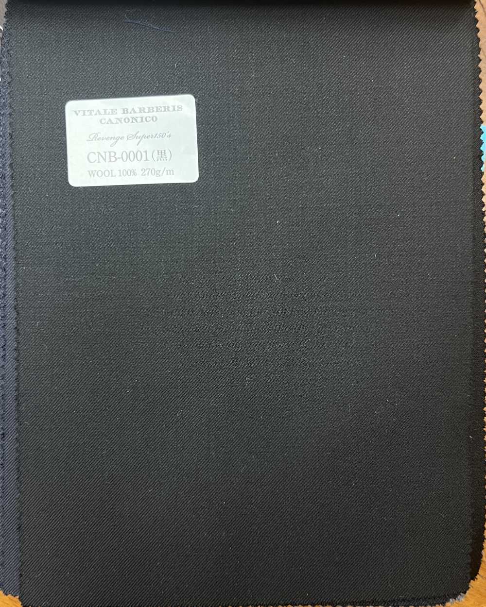 CNB0001(黒) CANONICOs Standard Super150‘ Single Thread REVENGE „No Pattern Black“[Textil] CANONICO