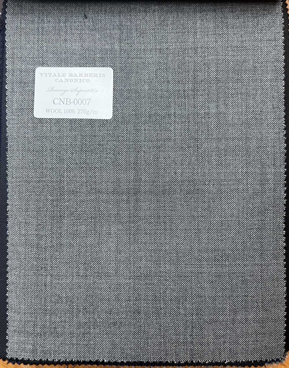 CNB0007 CANONICOs Standard Super150‘ Single Thread REVENGE"" Grau Ohne Muster""[Textil] CANONICO