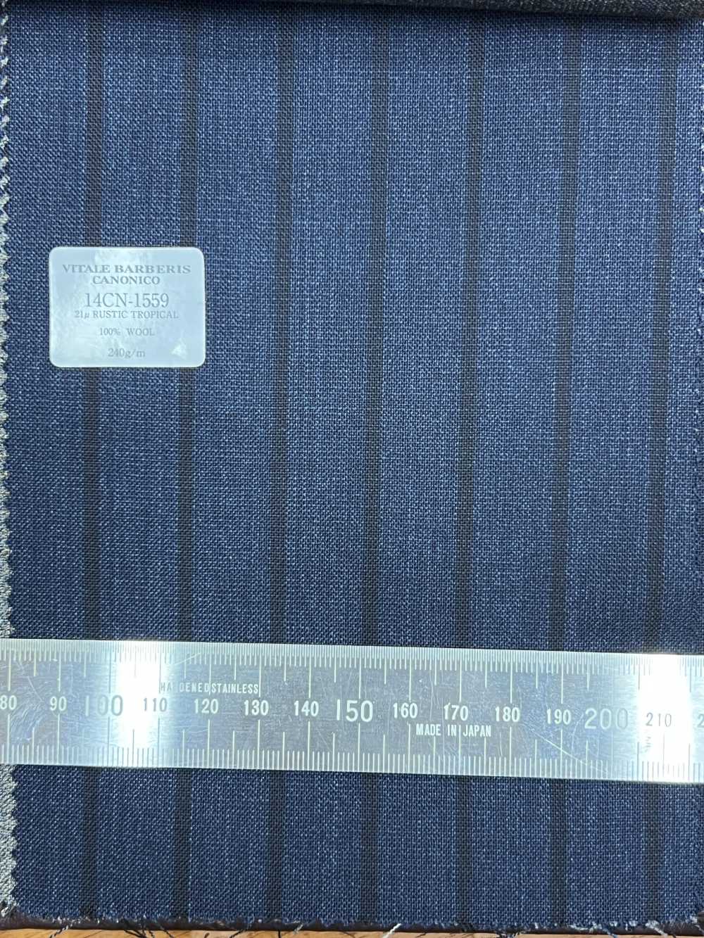 14CN1559 CANONICO 21μ RUSTIC TROPICAL Streifen Dunkelblau[Textil] CANONICO