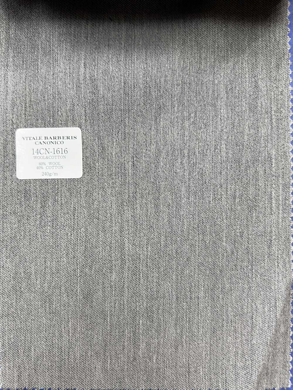 14CN1616 CANONICO WOOL&COTTON PRUNNELL Grau Ohne Muster[Textil] CANONICO