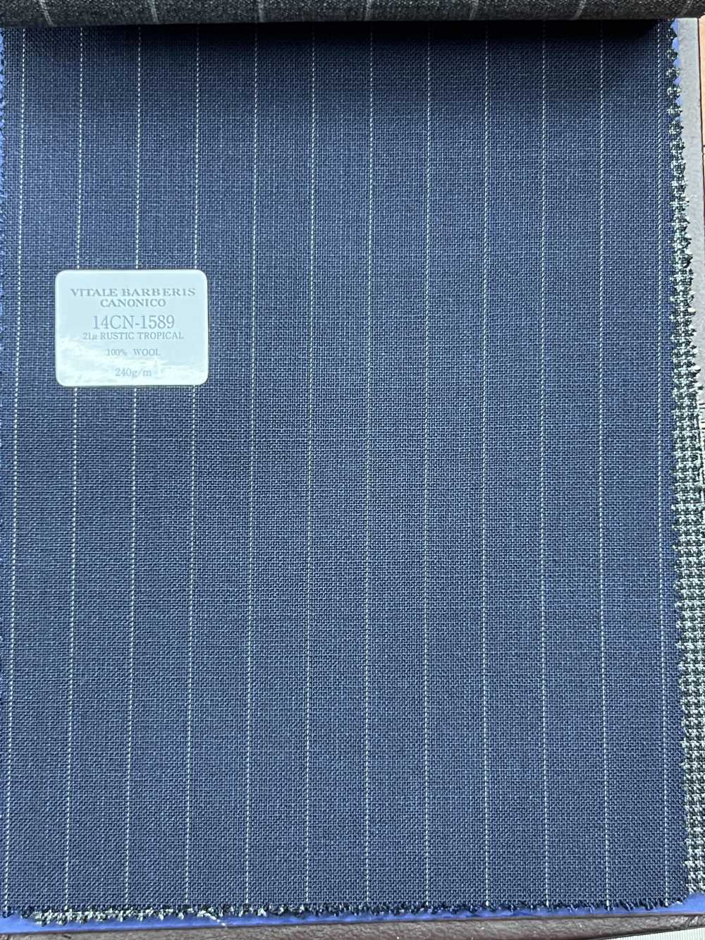 14CN1589 CANONICO 21μ RUSTIC TROPICAL Streifen Dunkelmarine[Textil] CANONICO