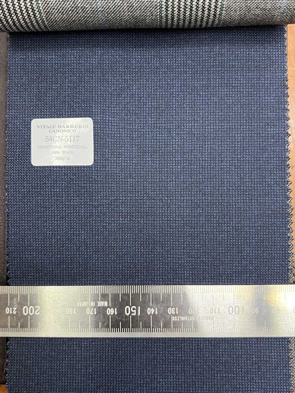 54CN5117 CANONICO TRADITIONAL WORSTED 21μ Blau Ohne Muster[Textil] CANONICO
