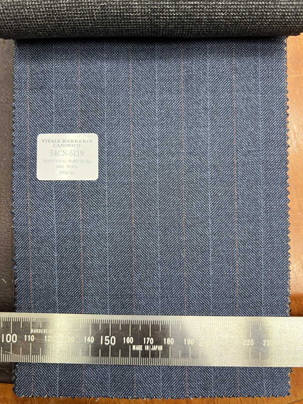 54CN5119 CANONICO TRADITIONAL WORSTED 21μ Abwechselnd Gestreift Blau[Textil] CANONICO