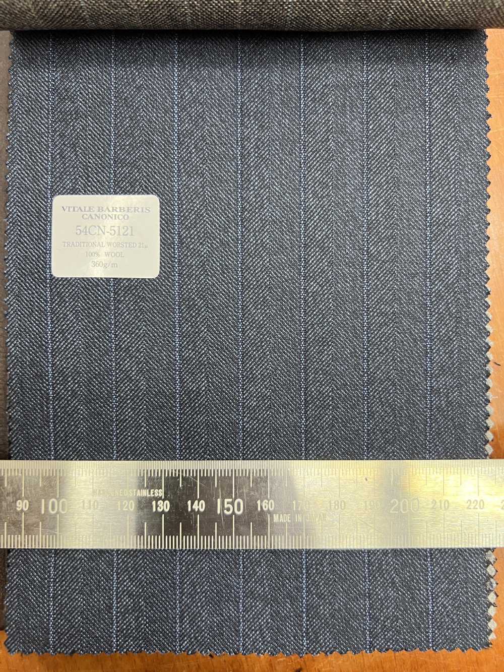 54CN5121 CANONICO TRADITIONAL WORSTED 21μ Fischgrät Blau[Textil] CANONICO