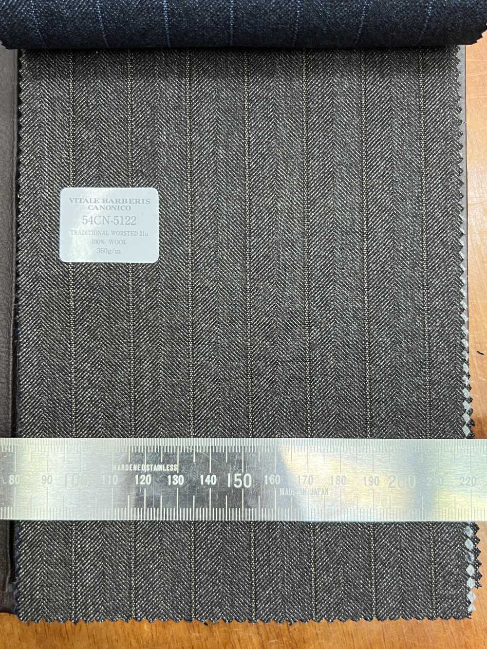 54CN5122 CANONICO TRADITIONAL WORSTED 21μ Braun Fischgrät[Textil] CANONICO