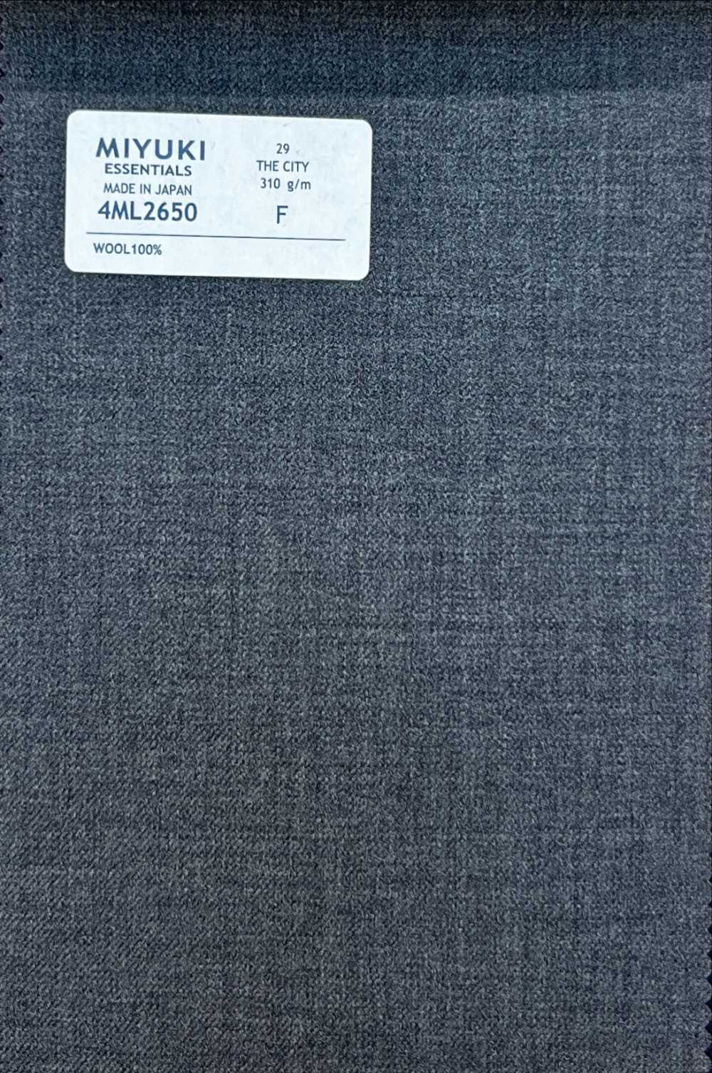4ML2650 ESSENTALS THE CITY Mittelgrau[Textil] Miyuki-Keori (Miyuki)