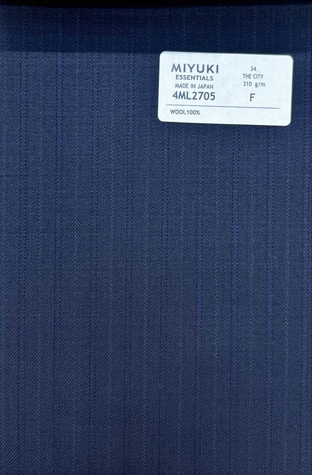 4ML2705 ESSENTALS THE CITY Marineblau[Textil] Miyuki-Keori (Miyuki)
