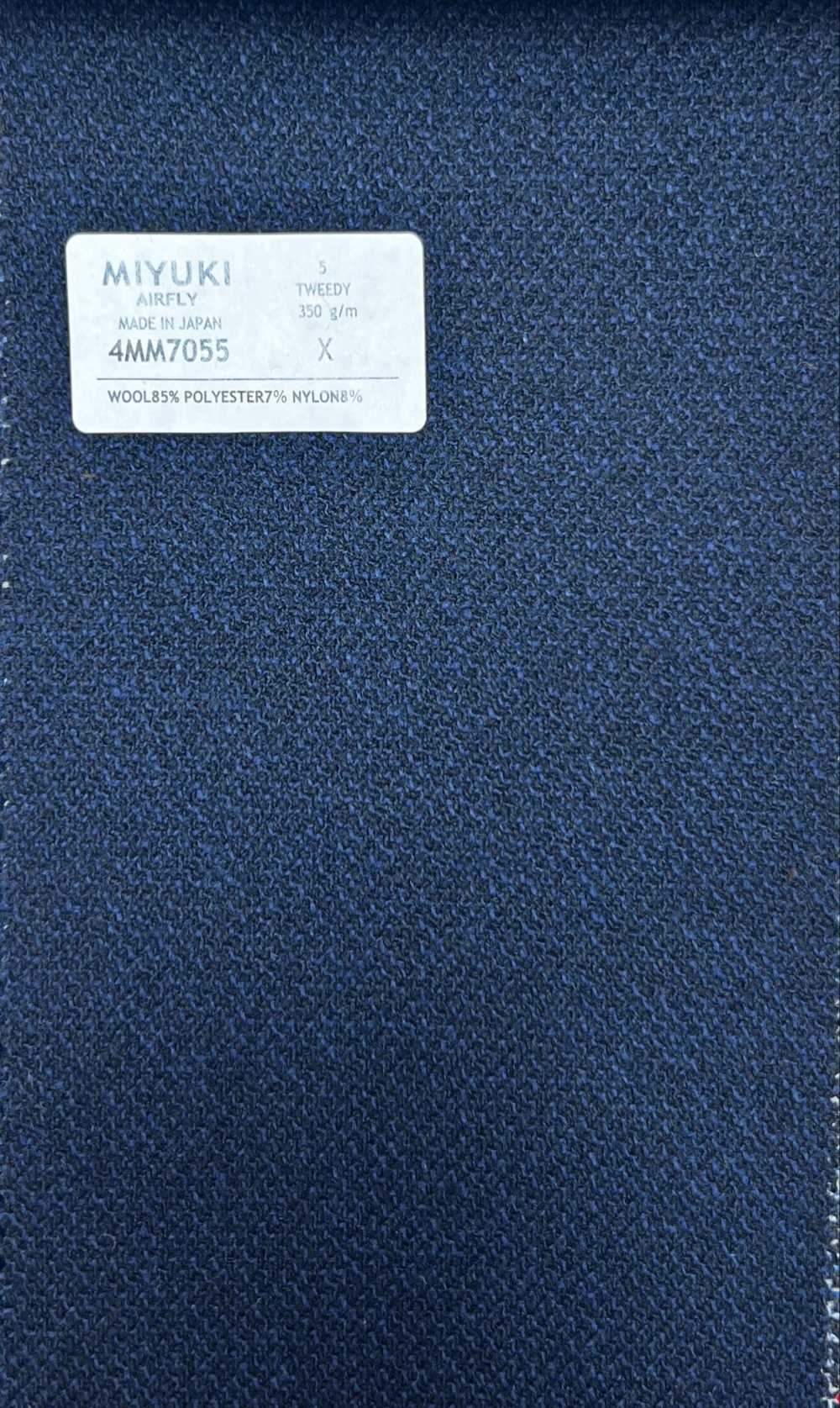 4MM7055 VARAIETES TWEEDY NAVY[Textil] Miyuki-Keori (Miyuki)