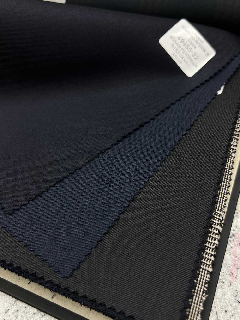 49455 LUSTRE Stretch Wolle Polyester Dobby Muster 3 Farbvarianten[Textil] Kunishima Co., Ltd.