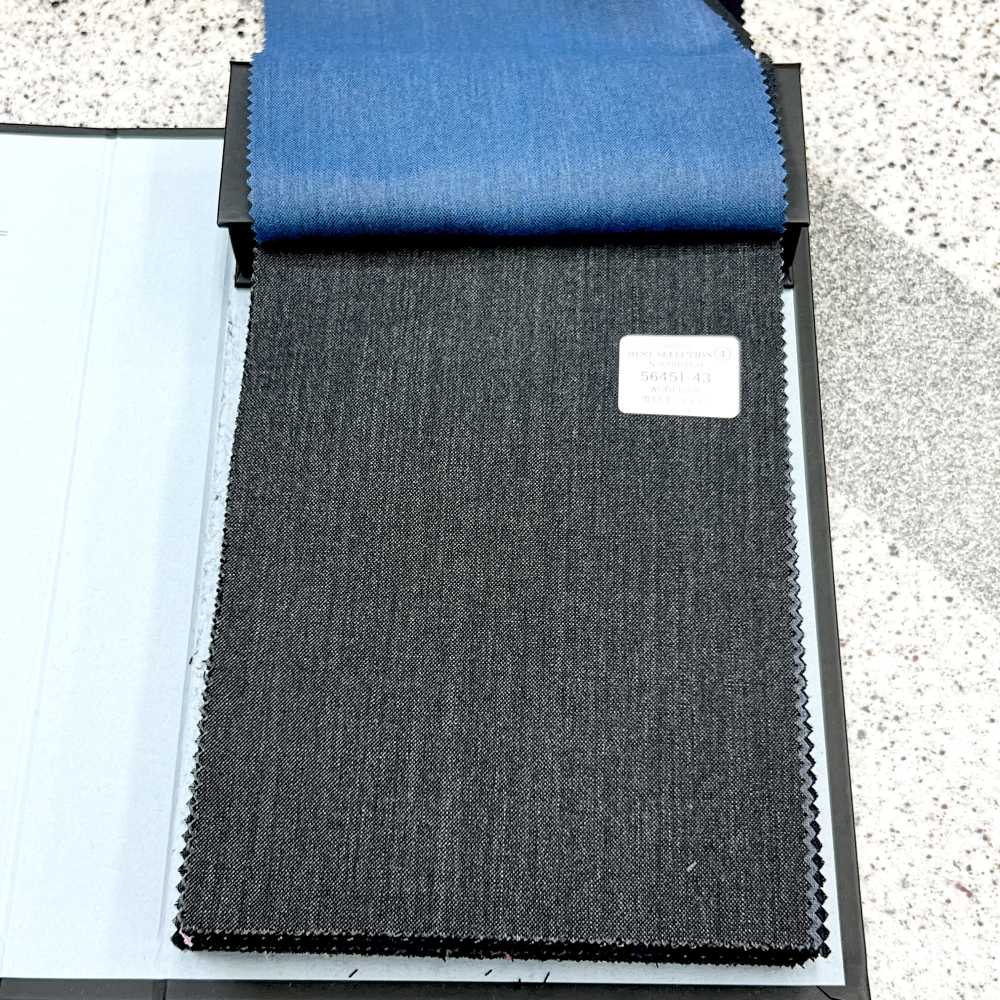 56451-43 25SS BEST SELECTION [N-STRETCH] N-Stretch Ohne Muster Grau Einfarbig[Textil] Kunishima Co., Ltd.