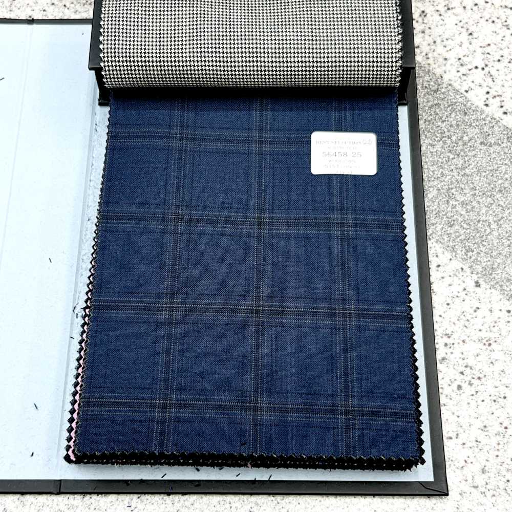 56458-25 25SS BEST SELECTION [N-STRETCH] N-STRETCH Dunkelblau Kariert[Textil] Kunishima Co., Ltd.