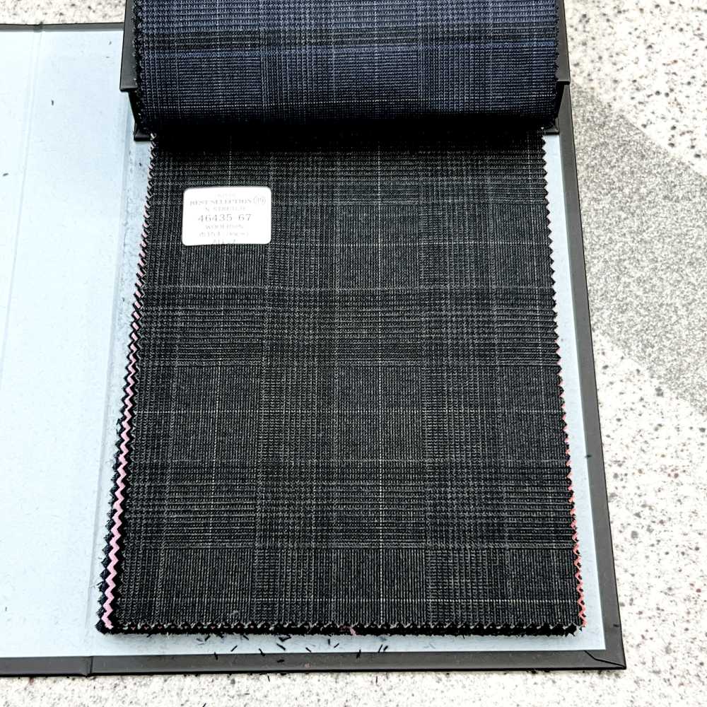 46435-67 25SS BEST SELECTION [N-STRETCH] N-Stretch Dunkelgrau Tartan Check[Textil] Kunishima Co., Ltd.