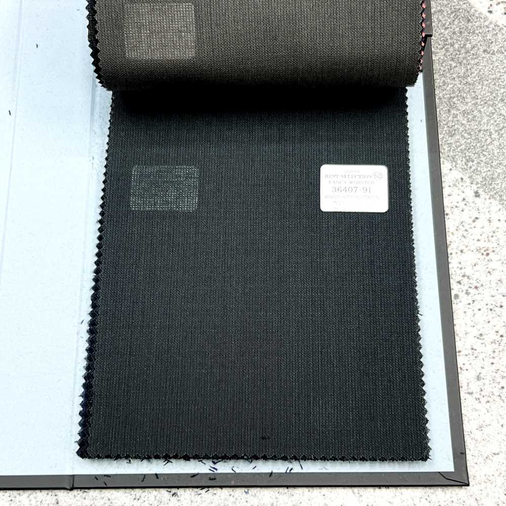 36407-91 25SS BEST SELECTION [FANCY WORSTED] Fancy Worsted Kein Muster Schwarz[Textil] Kunishima Co., Ltd.