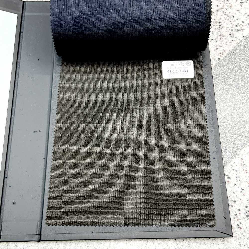 46557-81 25SSHERDREX [Brilliant Cool] Brilliant Cool Dunkelbraun Ohne Muster[Textil] Kunishima Co., Ltd.