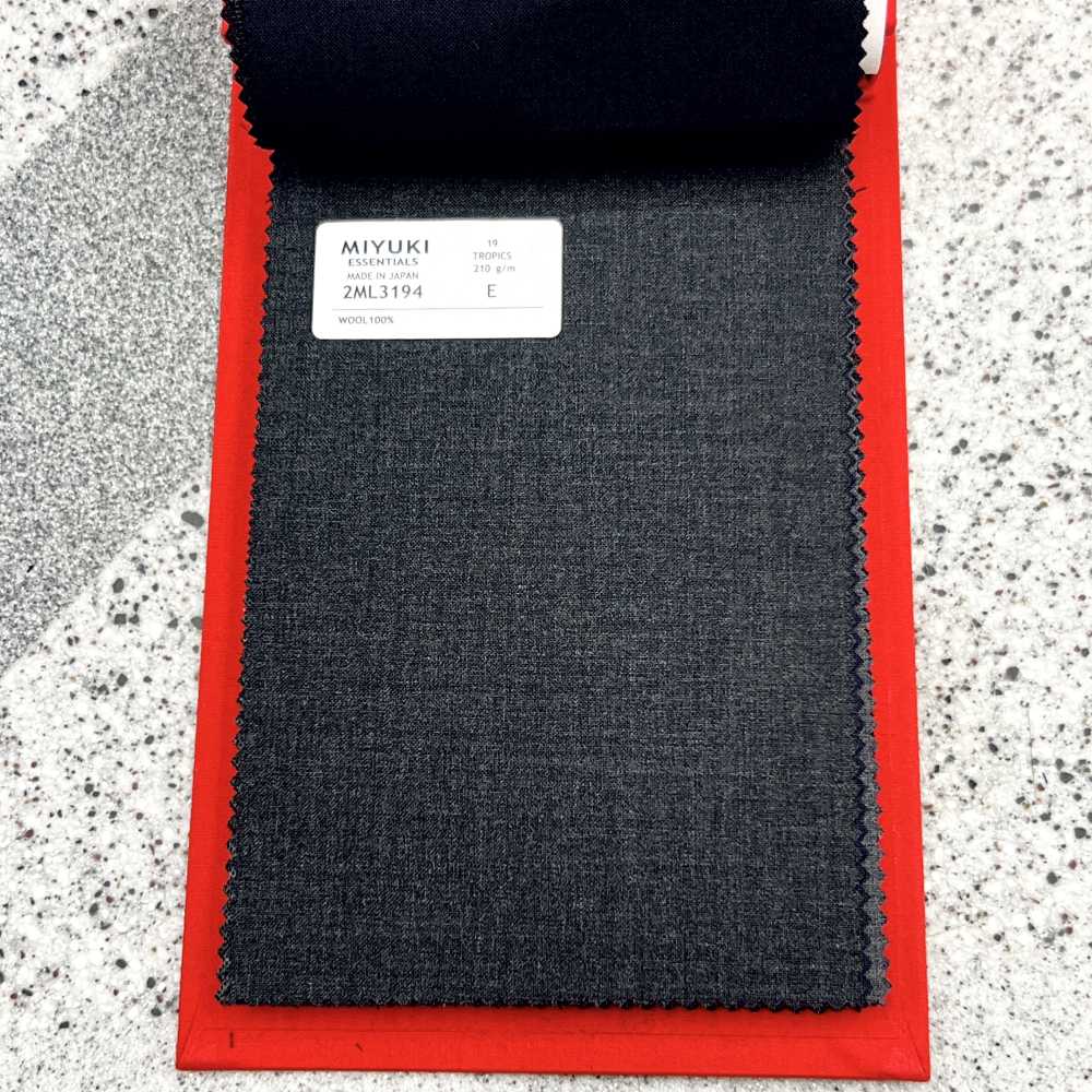 2ML3194 25SS MIYUKI ESSENTIALS TROPICS Anthrazit Himmelgrau Kein Muster Textil Miyuki-Keori (Miyuki)