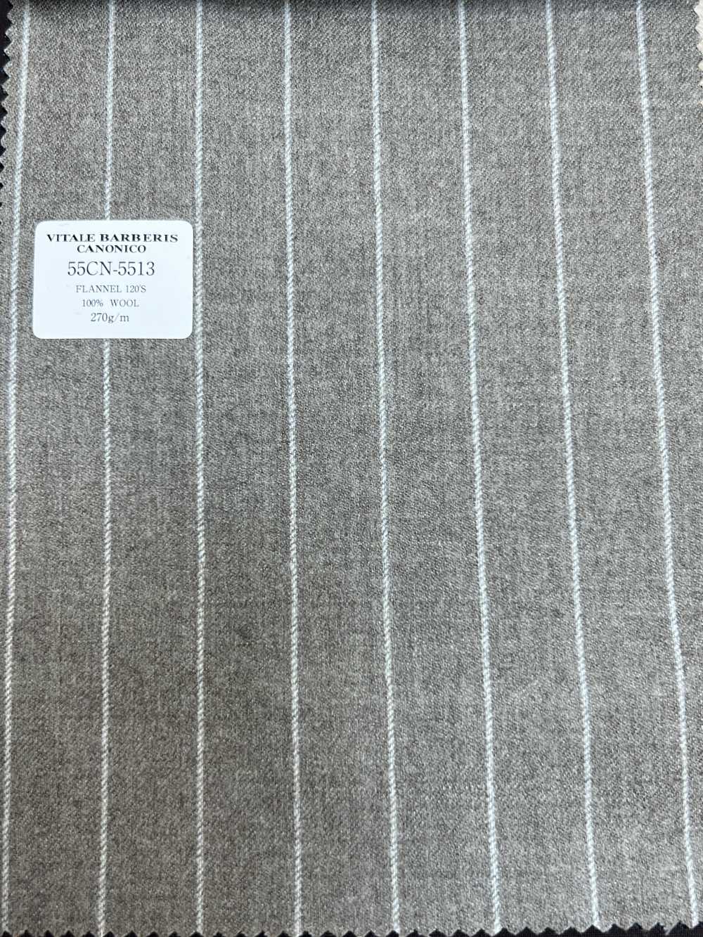 55CN5513 CANONICO FLANNEL 120'S Beige Gestreift[Textil] CANONICO