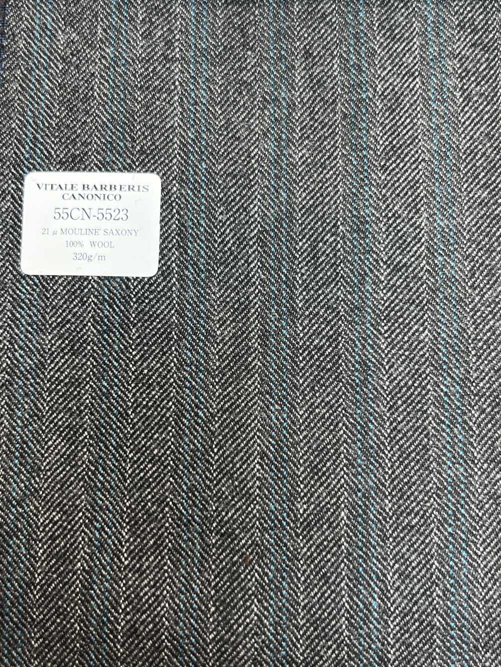 55CN5523 CANONICO 21μ MOULINE' SAXONY Grauer Wechselstreifen[Textil] CANONICO