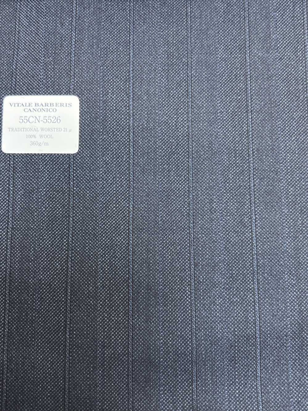 55CN5526 CANONICO TRADITIONELLES KAMMGARN 21μ Marineblau Gestreift[Textil] CANONICO