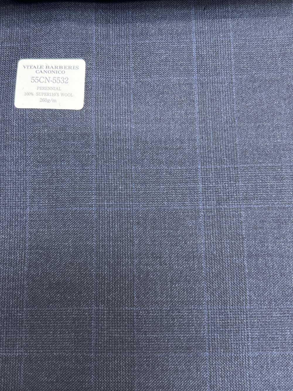 55CN5532 CANONICO PERENNIAL SUPER110'S Navy Glen Check[Textil] CANONICO