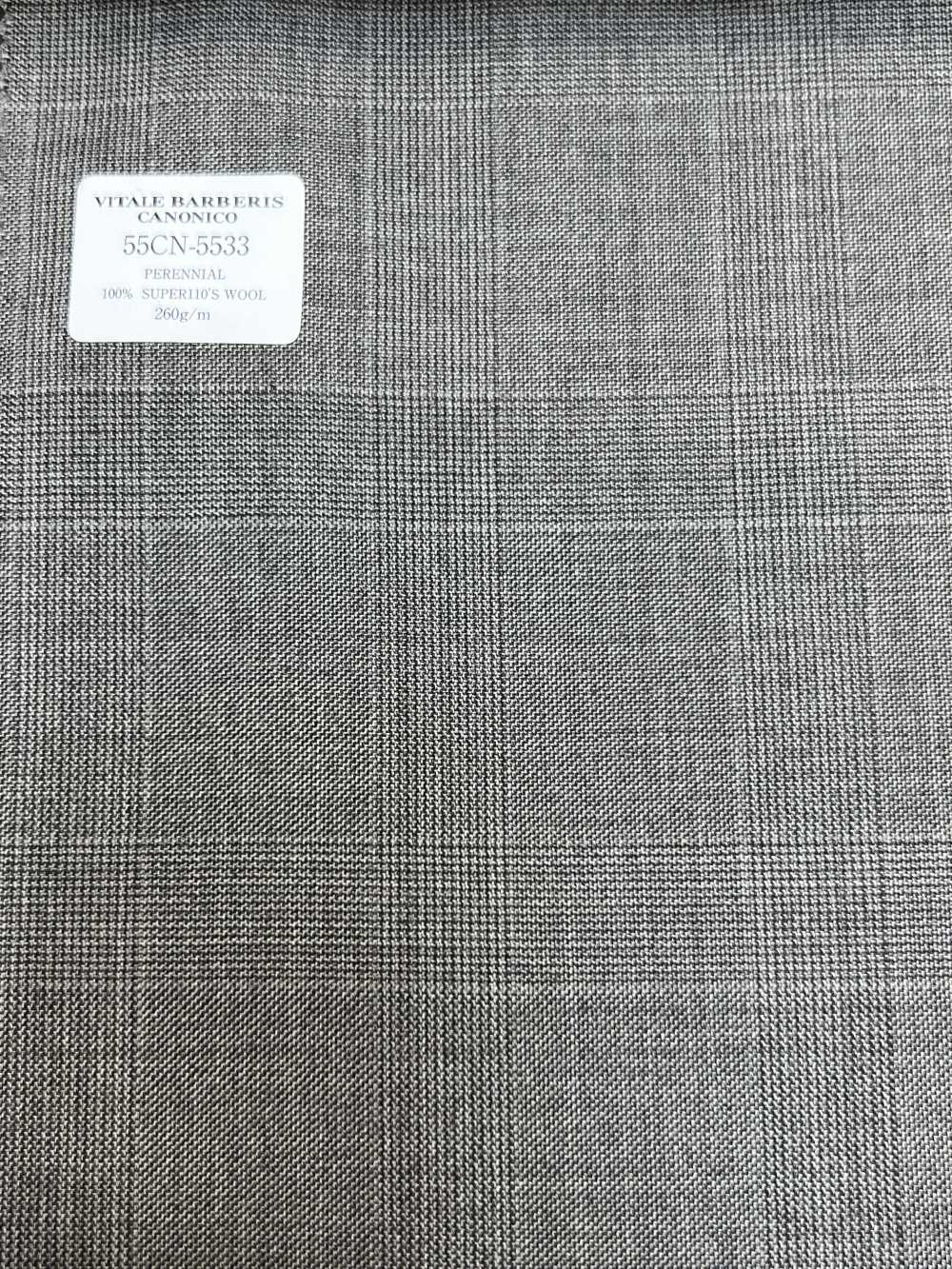 55CN5533 CANONICO PERENNIAL SUPER110'S Grau Glen Check[Textil] CANONICO