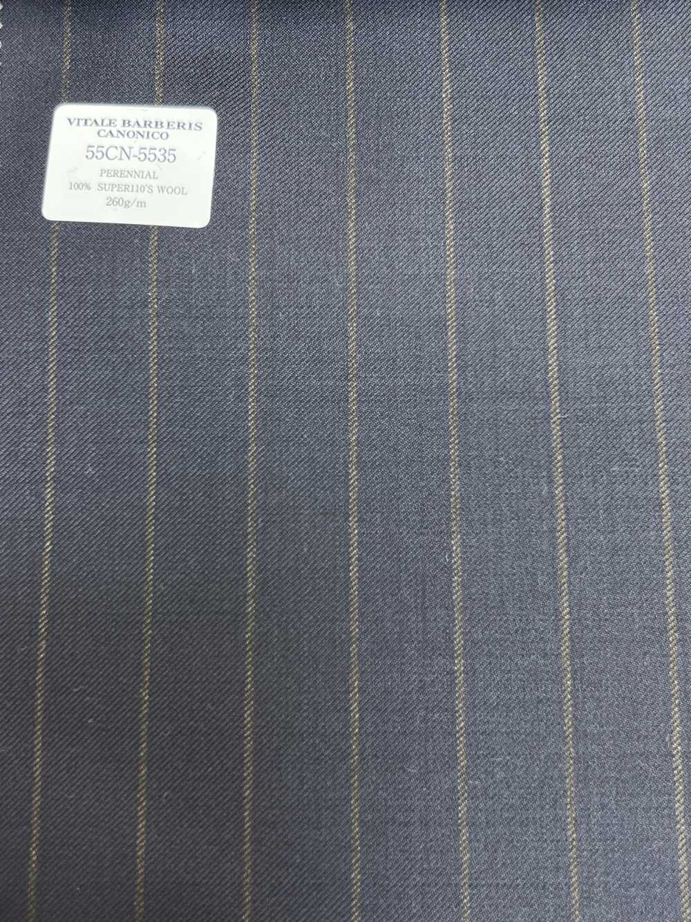 55CN5535 CANONICO PERENNIAL SUPER110'S Marineblau Gestreift[Textil] CANONICO