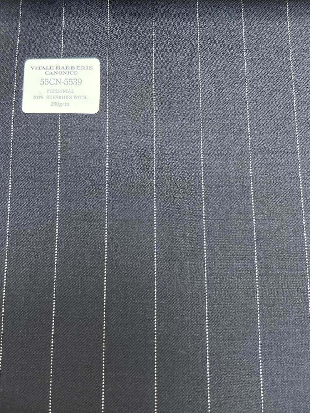 55CN5539 CANONICO PERENNIAL SUPER110'S Marineblau Gestreift[Textil] CANONICO