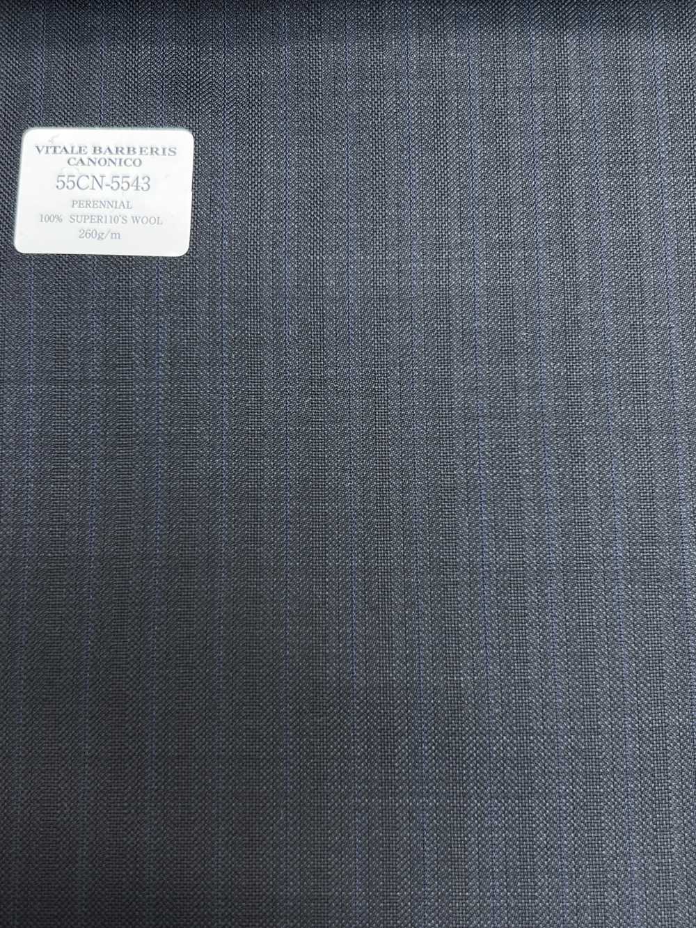 55CN5543 CANONICO PERENNIAL SUPER110'S Marineblau Gestreift[Textil] CANONICO