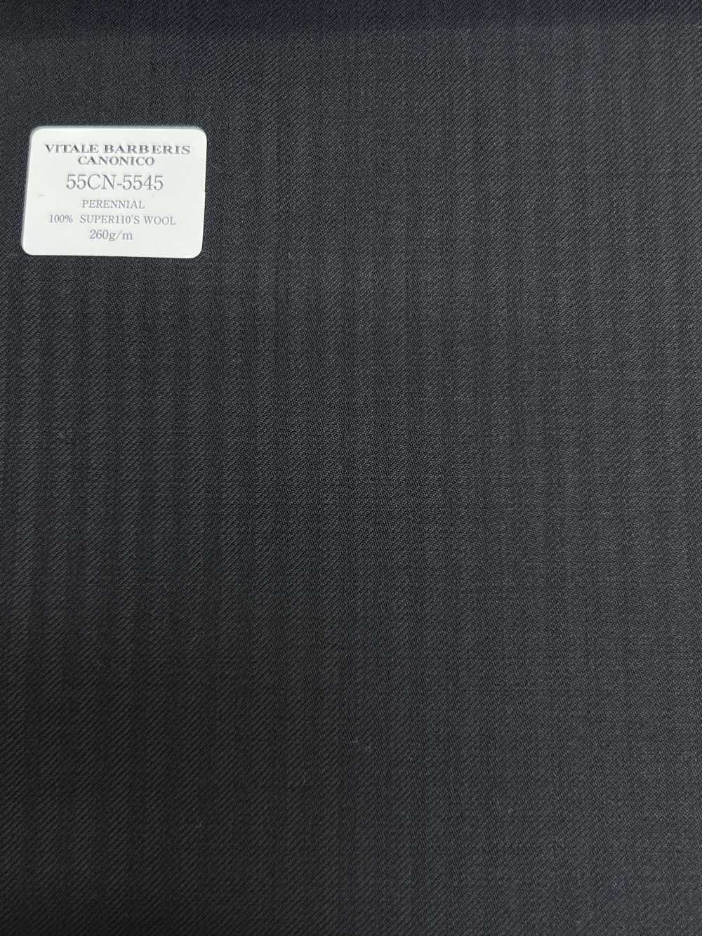55CN5545 CANONICO PERENNIAL SUPER110'S Navy Shadow Stripe[Textil] CANONICO