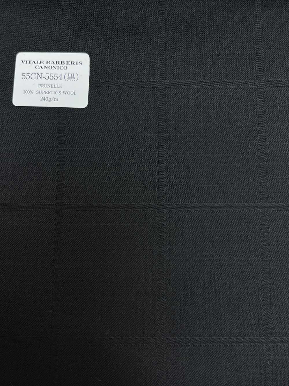 55CN5554 CANONICO PERENNIAL SUPER110'S Schwarze Schattenscheibe[Textil] CANONICO