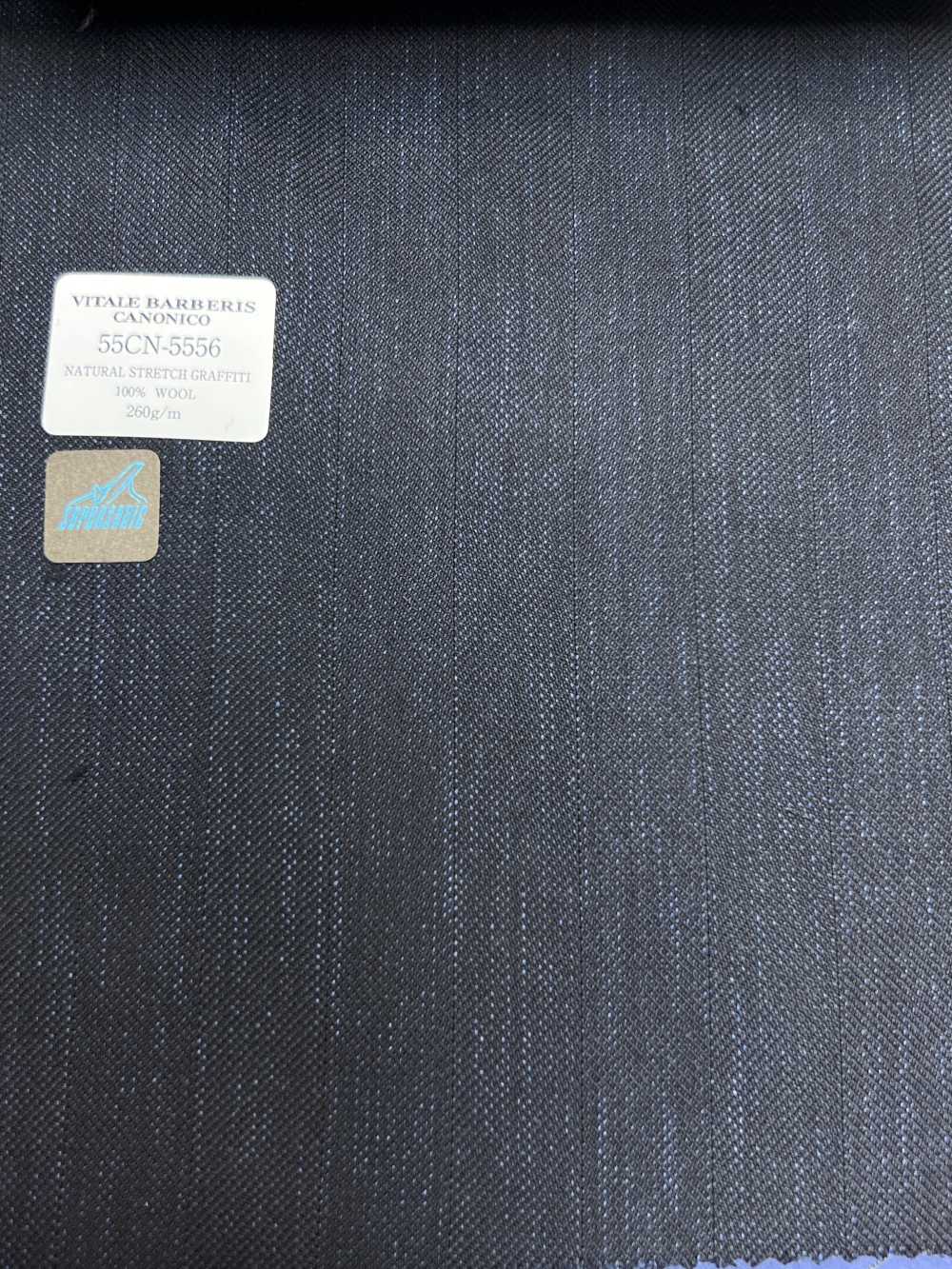55CN5556 CANONICO NATURAL STRETCH GRAFFITTI, Dunkelblau, Melange-Stil[Textil] CANONICO