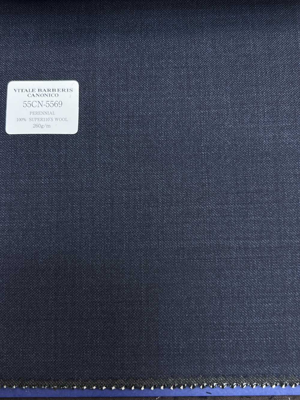 55CN5569 CANONICO PERENNIAL SUPER110'S Navy Ohne Muster[Textil] CANONICO